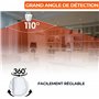 tiiwee X4 Détecteur de Mouvement et Alarme à Sirène - Sirène 120 DB - Système d'Alarme Antivol avec Télécommande - Extensible - 