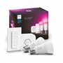 Philips Hue - Startkit 2xE27 + Bridge & Dimmer - Blanc & Color Ambiance