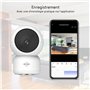 ELRO CI5000 Indoor WiFi IP Security Camera with Motion Sensor and Night Vision Full HD 1080P Security Camera with Siren