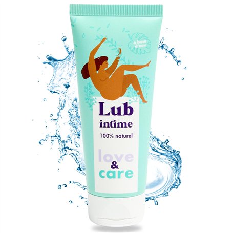 Love and care | Lubrifiant intime a l'eau | Compatible Préservatifs | Sans paraben ni additifs | 50 ml
