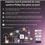 Philips Hue White & Color Ambiance Centris 3 pièces, dimmable, 16 millions de couleurs, contrôlable par application, compatible 