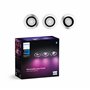 Philips Hue White & Color Ambiance Centura Lot de 3 spots encastrés ronds