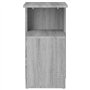 Tavolino da Salotto Grigio Sonoma 36x30x56 cm Legno Multistrato