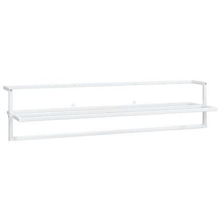 Porte-serviettes en fer blanc 95 x 25 x 22 cm