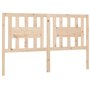 Testiera per Letto 141x4x100 cm in Legno Massello di Pino