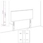 Têtes de lit 2 pcs Noir 80x5x78 88 cm Similicuir