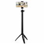 Support téléphone & Perche à Selfie Extra Longue - 29 à 162 cm - KIT Streaming/tutoriel/vlog -