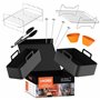 UNBOX Accessoires Air Fryer pour Moulinex Easy Fry Dual Friteuse 8,3L - Accessoires Friteuse sans Huile avec Plat Silicone Air F