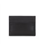 Calvin Klein Porte-cartes en cuir uni pour homme Noir, Noir