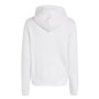 Tommy Jeans Femme Sweat à Capuche Serif Linear avec Capuche, Blanc (White), M