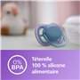 Philips Avent ultra air sucettes légères et aérées pour bébés âgés de 6 à 18 mois, 0% BPA, avec étui de transport stérilisateur,