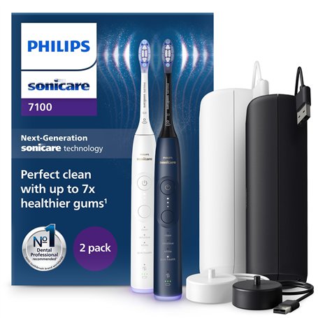 Philips Sonicare 7100 - Brosse à dents électrique sonique avec application
