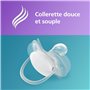 sucettes douces et souples pour bébés âgés de 18 mois et plus