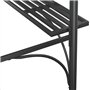 vidaXL Gazebo BBQ et étagères latérales Anthracite 220x115x230cm Acier, abri pour Barbecue, auvent pour Barbecue, pergola pour B