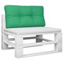 vidaXL Coussin de Palette Vert 80x40x12 cm Tissu