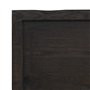 vidaXL Dessus de table marron foncé bois chêne massif traité, dessus de table de remplacement, dessus de table basse, planche de
