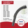 DEGG Poignée de rechange pour aspirateur Miele - 35mm - Pièces d'aspirateur - Compatible avec le système à clics Miele - Qualité