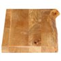 vidaXL Dessus de Table à Bord Vivant 90x20x2,5 cm Bois Massif manguier