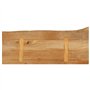 vidaXL Dessus de Table à Bord Vivant 70x40x2,5 cm Bois Massif manguier, Dessus de Table en Bois, Dessus de Table d'appoint, Dess