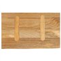 vidaXL Dessus de Table à Bord Vivant 40x20x3,8 cm Bois Massif manguier, Dessus de Table en Bois, Dessus de Table d'appoint, Dess