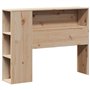 vidaXL Tête de lit avec Rangement 90 cm Bois Massif de pin