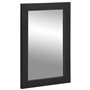 vidaXL Miroir de Bain Noir 50x70x2