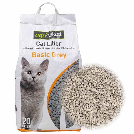 vidaXL Litière pour Chat avec Poudre pour bébé Parfum bentonite 20 L