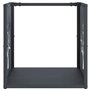 vidaXL Portant de Bois Chauffage Anthracite 40x40x40 cm