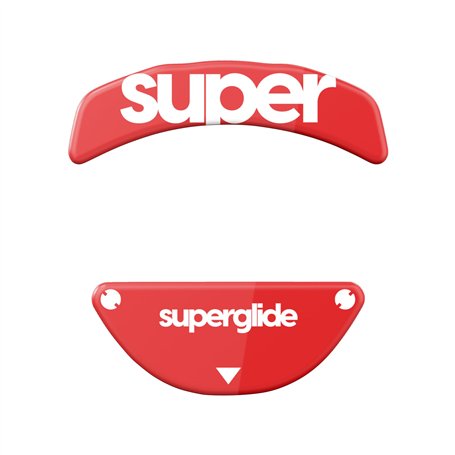 Superglide2 Patins de Souris avec Surface texturée à Vitesse contrôlable en Verre Ultra résistant et Semelle Lisse et Durable po