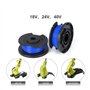 4 Pack Bobine Fil Coupe Bordure Remplacements Compatible for Ryobi One + AC14RL3A 18v 24v 40v Coupe Bordures, Bobine Ø 1,6mm(4 B