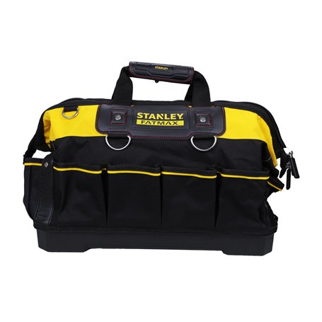 STANLEY FATMAX Sac à Outils Gamme - Base Rigide et Résistante à l'Eau avec Bandoulière Solide - Poignée Caoutchouc - Élastique p