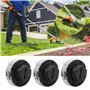 Lot de 3 bobines de rechange C3-2 pour Stihl FSA 57 avec tête de désherbeur AutoCut C3-2 - Remplace 4009 710 4305 4009 710 4306