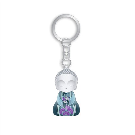 LITTLE BUDDHA Porte clés bouddha 4.5cm Nous sommes ce que nous pensons