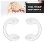 20 Paires de Plaquettes de Nez en Forme de U en Silicone Souple Plaquette de Nez Antidérapante Enfants Lunettes Lunettes Lunette