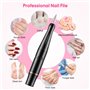 Ponceuse pour Ongles Lime a Ongle Electrique 23000RPM Ponceuse pour Ongles Professionnel 11 en 1 Ponceuse Ongle Silencieuse Port