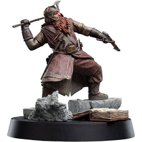Weta Workshop Statuette Gimli en PVC Seigneur des Anneaux Figurine de Fandom 19 cm