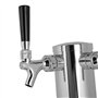 Distributeur Boisson Double, Tireuses à Bière, 3 Po Diamètre Colonne Distributeur Robinet de Tour Bière d'Acier Inoxydable avec 