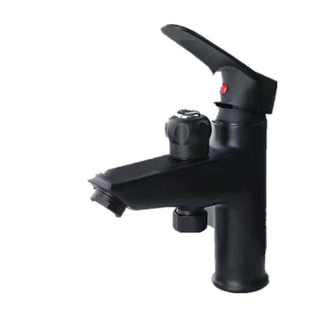 Robinet De Salle De Bain Brosse Salle De Bains Matériaux De Construction Quincaillerie Lavabo Monotrou Cuivre Bouton À Double Us