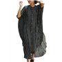 YOUKD Femmes D'été Cardigan Maxi Robe Bohème Plage Coverup Robe Longue Kimono Taille Unique
