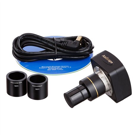 AmScope MU130 1.3MP USB2 Microscope Digital Camera + Editing & Measuring Software