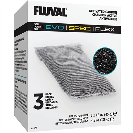 Fluval Média de Filtration Cartouche Charbon Gamme Spec