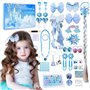 Calendrier de L'avent 2024 Princesse Fille- 24 Jours Cadeaux Surprise Cadeau de Compte à Rebours Noël avec Princesse Accessoires