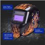 Nuzamas Fonctionne à l'énergie Solaire Auto Assombrissement Soudeur Masque de Soudure Protection du Visage pour Arc TIG MIG broy