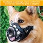Musoliaire Chien Museliere Anti-Aboiements Museau De Panier Souple pour Chien Muselière Chien avec Sangle Réglable Museliere Chi