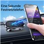 【Lot De 2】Support Telephone Voiture Magnetique【Tout Métal】Aimant Telephone Voiture【360°】Porte Telephone Voiture Aimanté【mains Li
