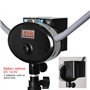 Yidoblo FX-8000ii Pliable 50W 3200K-5500K LED Video Studio Four Arms Fill Ring Light avec Port de Chargement USB, trépied de 200