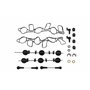 TBVPARTS Kit de réparation d'ailerons Tourbillon collecteur d'admission pour A4 A5 A6 Q5 Q7 2.7 3.0 TDI V6 059129712BC 059129711