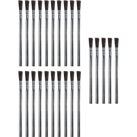 Weller WLACCFB-02 Paquet De 25 Brosses A Flux De Soudage Pour Les Circuits Electroniques Et Autres