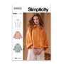 SIMPLICITY Patron de couture SS9952A Chemises pour femme A (S-M-L-XL-XXL)