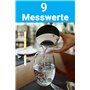 25 x 9 en 1 Bandelettes de test d'eau potable pour l'analyse de la qualité de l'eau du robinet Dureté totale Plomb Nitrate de cu